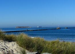 En visite à Cherbourg, dans le département de la Manche
