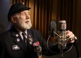 World War II veteran Jim Radford makes a buzz on the Amazon platform with his folk ballad "The Shores of Normandy"