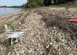 Les drones de DAE System luttent contre la pollution plastique de la Seine