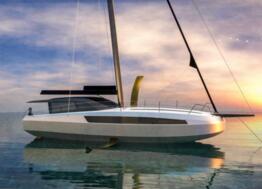 La start-up Skaw lance son monocoque de croisière à foils