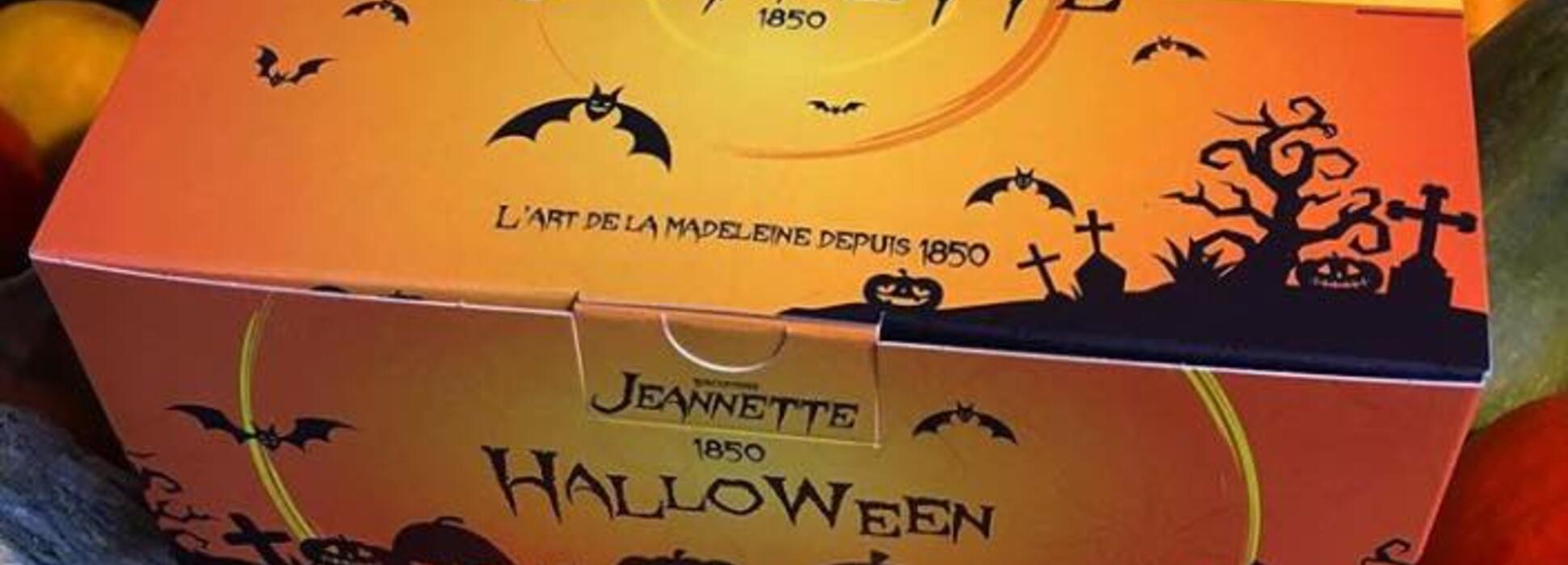 Près  de Caen, la biscuiterie Jeannette habille ses madeleines pour Halloween