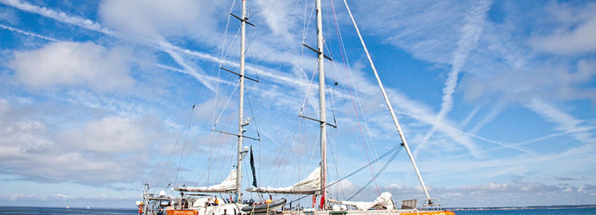 Tara , la goélette scientifique se refait une beauté à Lorient-Keroman avant son grand départ prévu en juin 2019