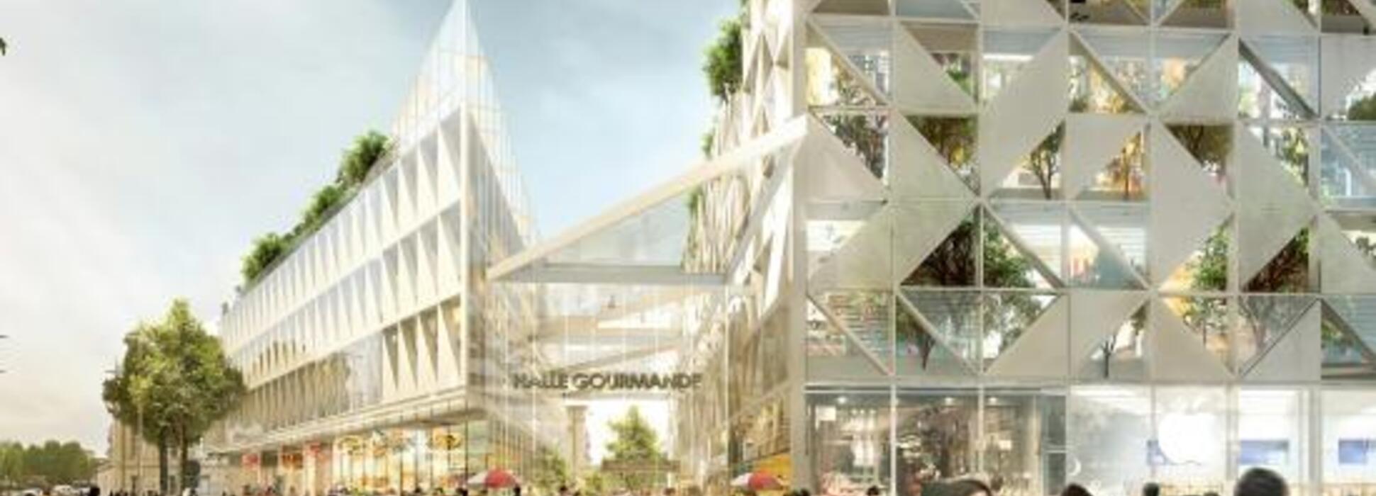 La nouvelle place de la République lance les festivités de Noël à Caen