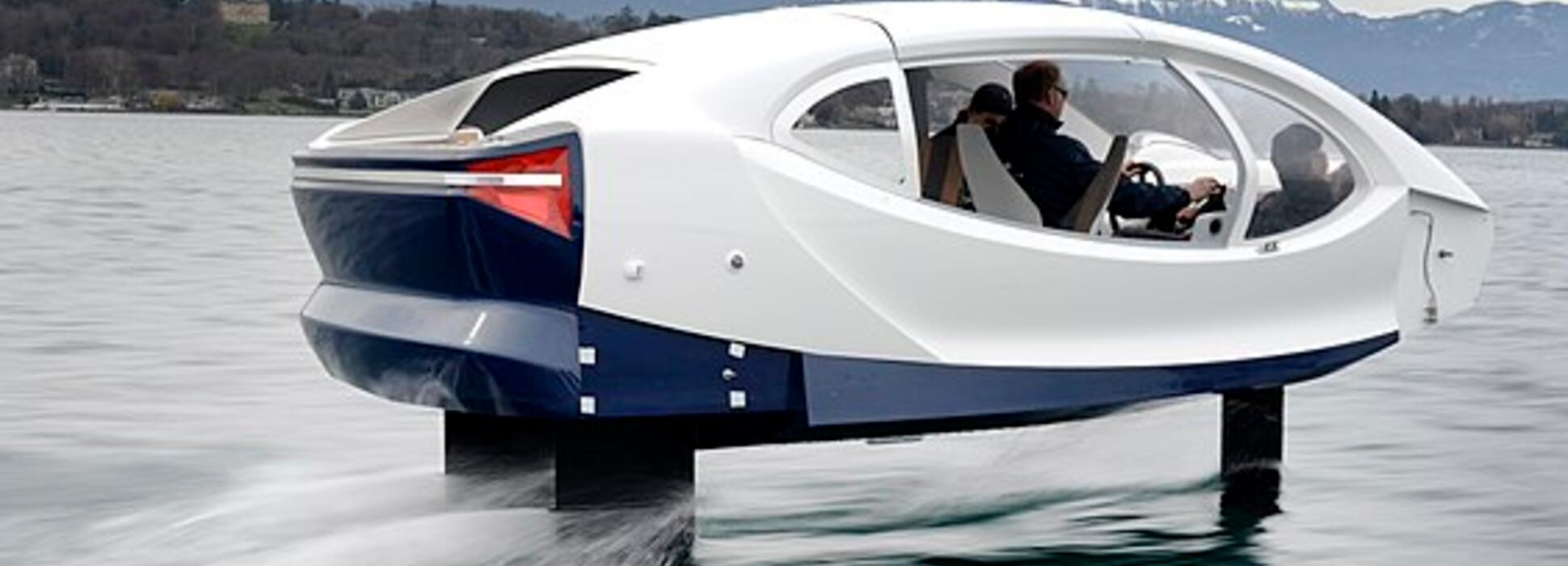 La société SeaBubbles débarque à Lorient-la-Base dans le Morbihan