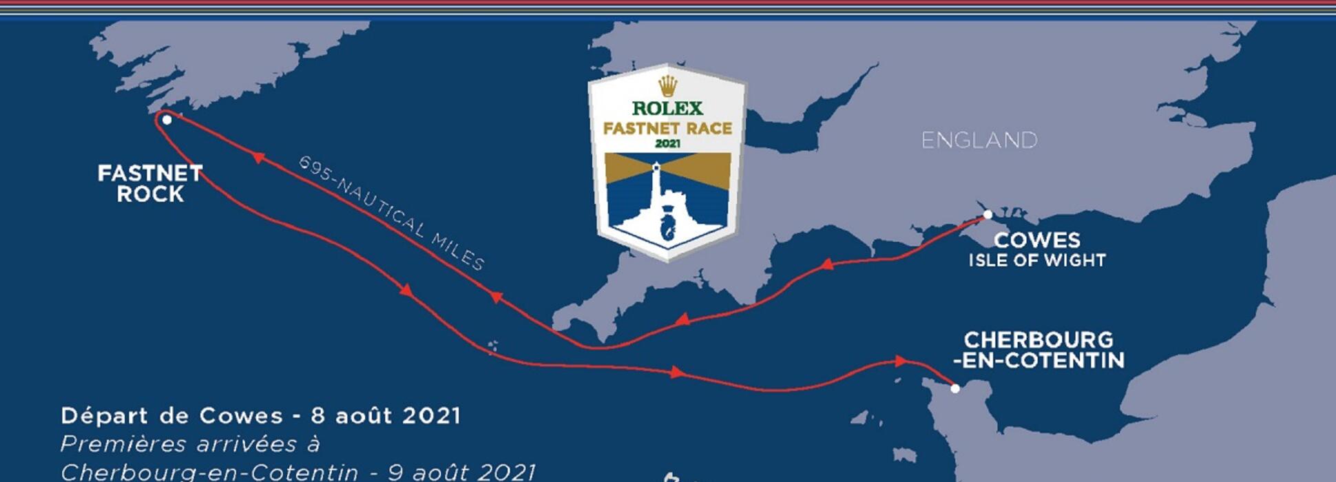 Affluence record des inscriptions pour la course Rolex Fastnet Race qui aura lieu du 8 au 15 août 2021