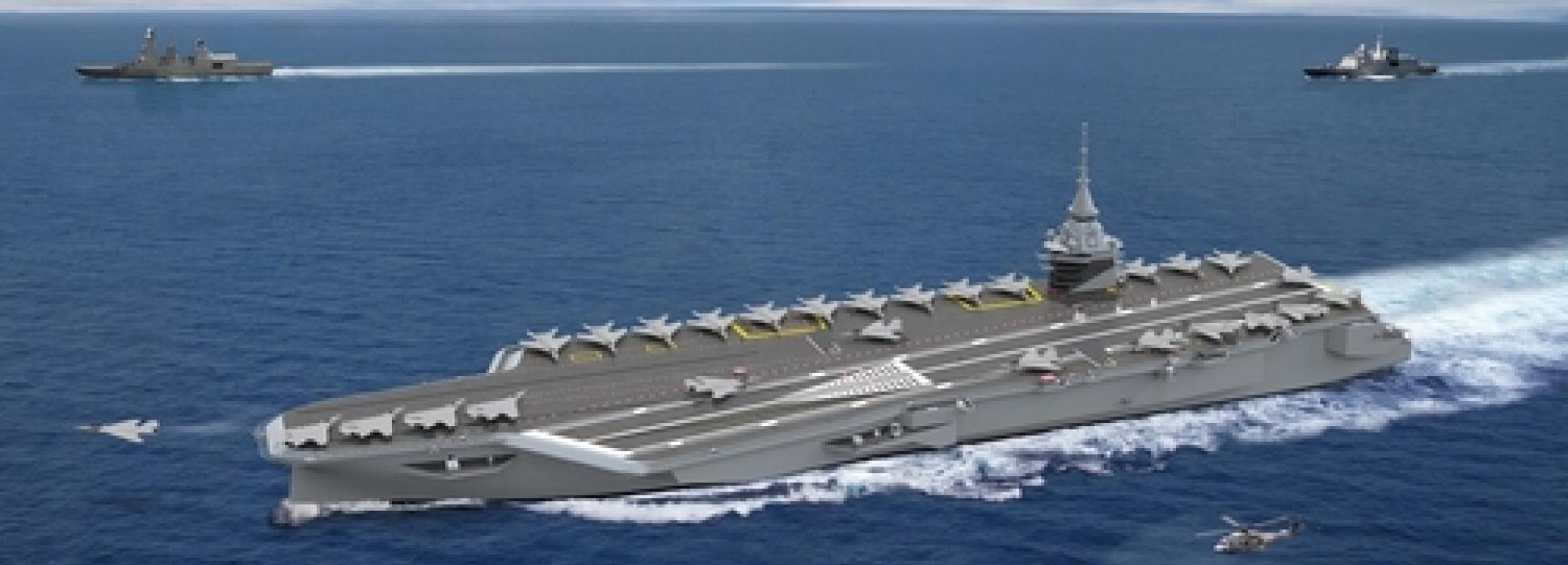 Saint-Nazaire :  Naval Group est sur le pont pour la construction d’un nouveau porte-avions à propulsion nucléaire