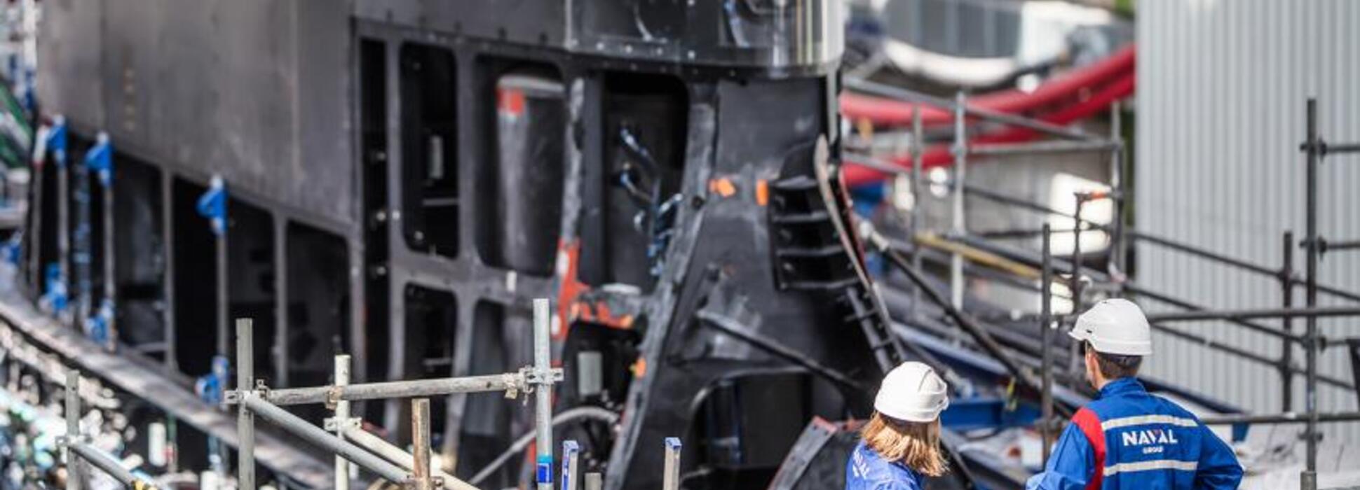 Les métiers de la conception navale font école sur le site de Naval Group à Cherbourg