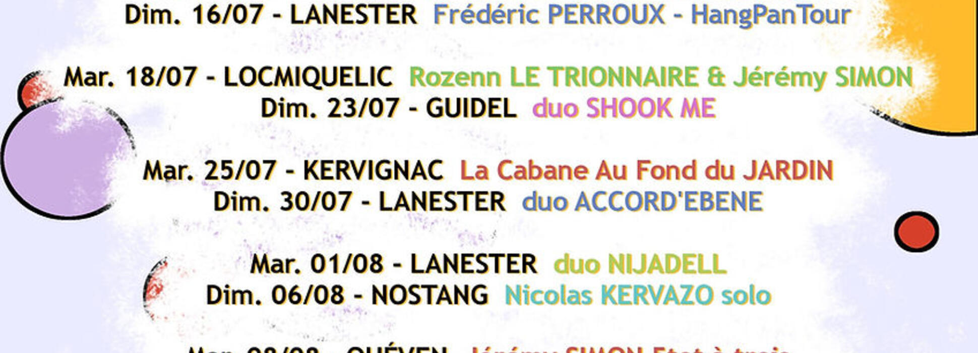 A Lorient, le festival Musikojardins aura lieu du 11 juillet au 13 août 2023