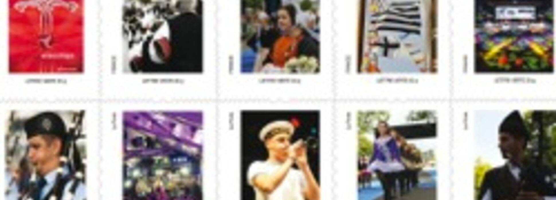 Interceltic Lorient's Festival: 10 collectors stamps