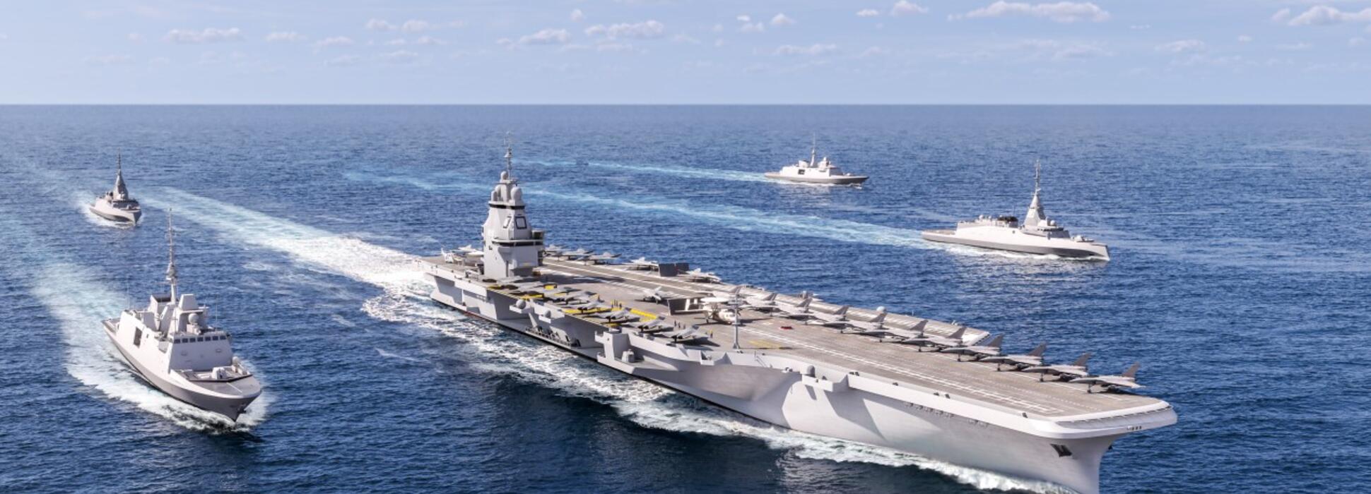 Lancement officiel du porte-avions français de nouvelle génération